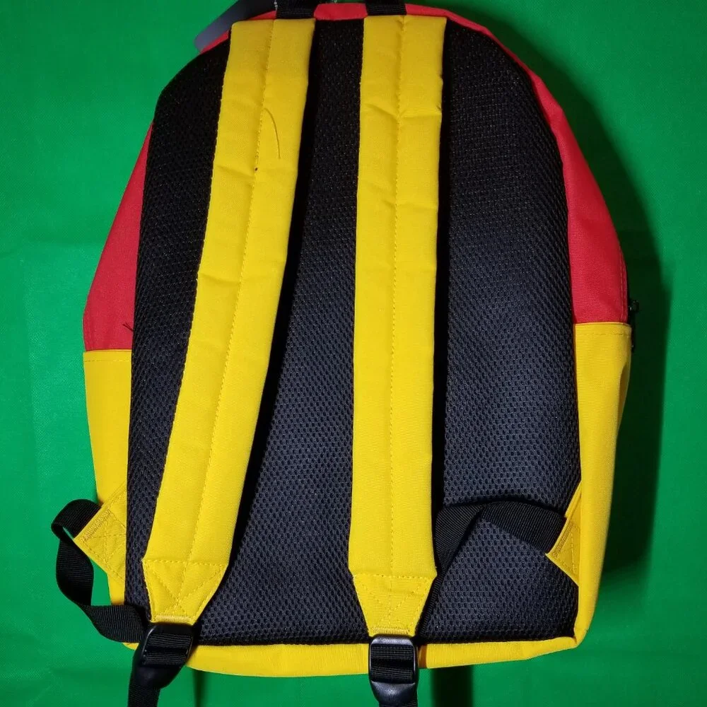 Disney Mickey Mouse BioWorld Red/Yellow Backpack 90 Yrs The True Original 1928